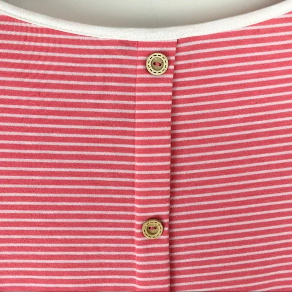 Pink Clover Stitch Fix Striped Top Buttons Down Back S - Picture 6 of 8